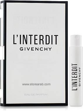 Original sample of L'Intradit Givenchy for women - 1.5 ml