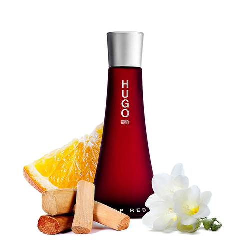 عطر هوغو بوس ديب ان رد النسائي او دو بارفيوم - 90مل