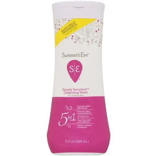 Summer’s Eve, 5 في 1 غسول تنظيف  simply sensitive - 444ml