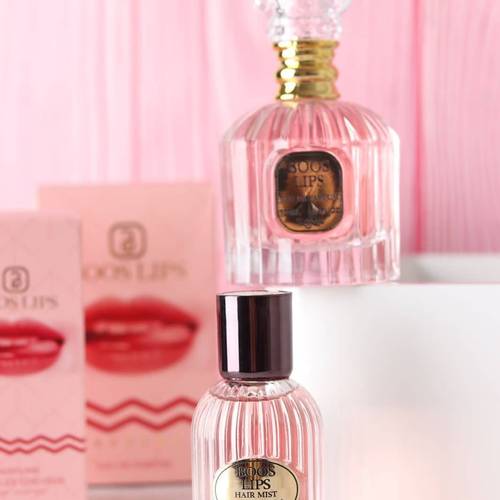 طقم عطر + معطر الشعر BOOS LIPS او دي بارفيوم 