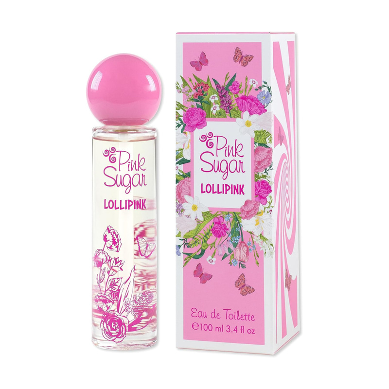Aqualina Pink Sugar Lolli Pink Body Mist - 100ml