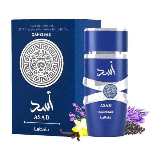 Asad Zanzibar Perfume by Lattafa for Men Eau de Parfum - 100ml