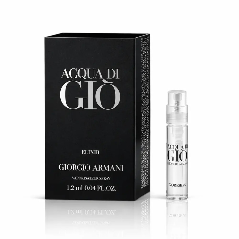 عينة عطر اكوا دي جيو ارماني إليكسير للرجال من جورجيو ارماني- 1.2مل