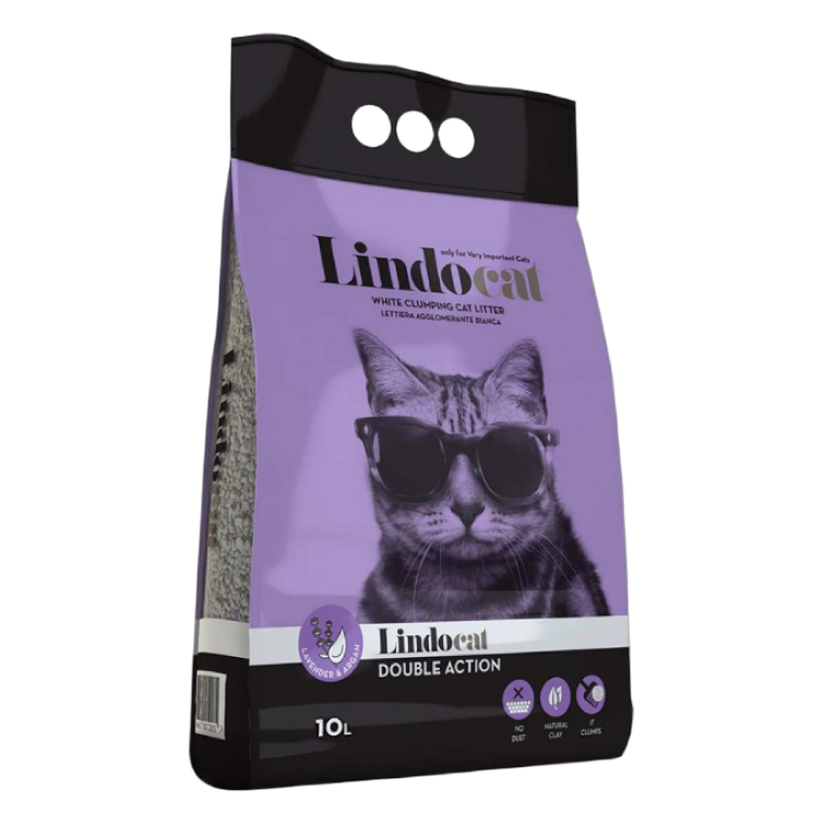 ليندو كات العطر المزدوج رمل  للقطط 