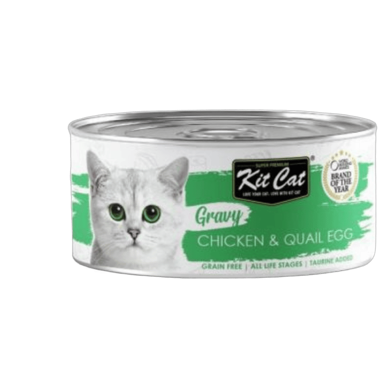Kit Cat Gravy Chicken & Quail Egg 70g