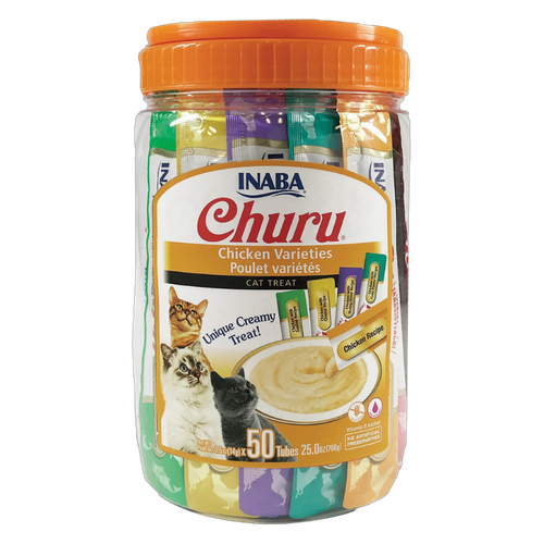 INABA Churu Chicken Varieties 50 Tubes 50x14g