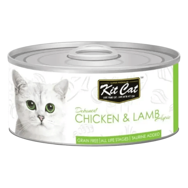 كت كات دجاج منزوع العظم مع لحم الضأن 80غ
