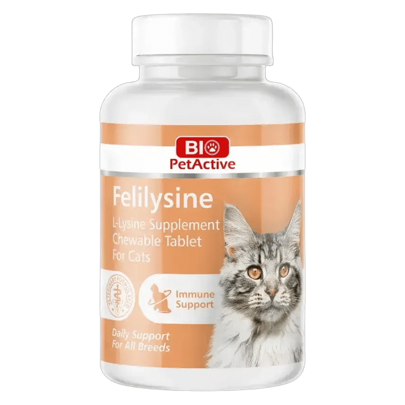 Bio PetActive Felilysine Daily Support for Cats 90 Teblets 45g