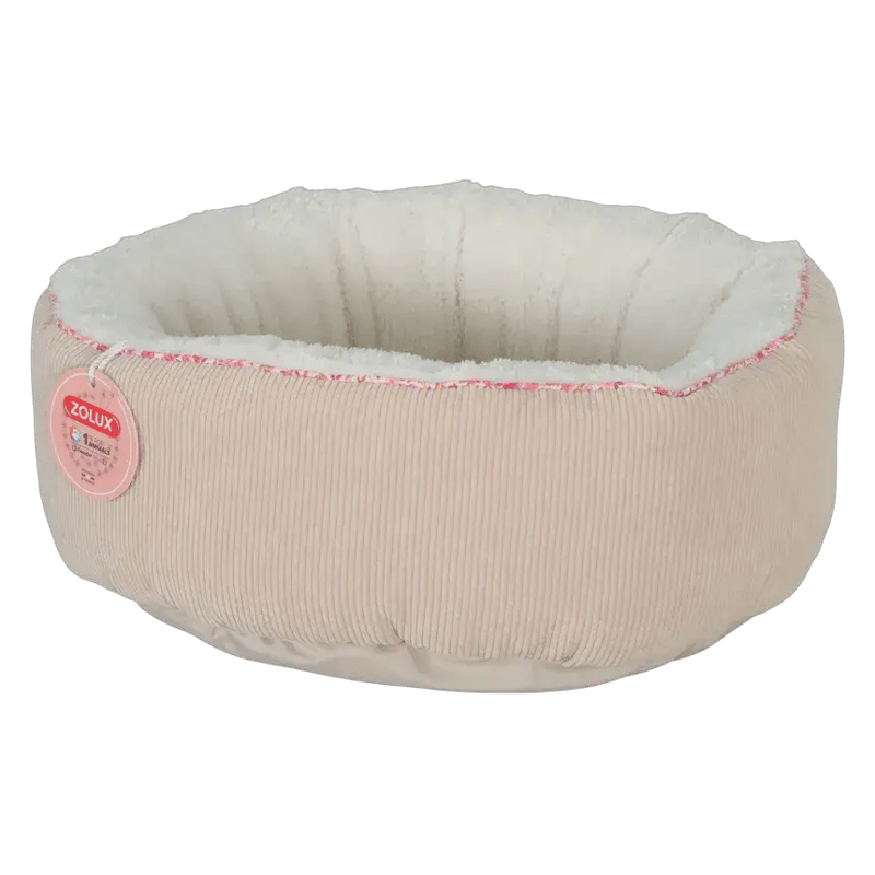 Zolux Bloom Cuddle Pet Bed Beige