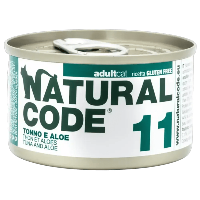 Natural Code 11 Cans Tuna & Aloe for Cats 85g