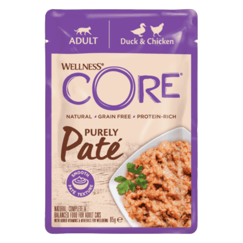 Wellness Core Purely Pate Pouch Chicken & Duck for Cats 85g