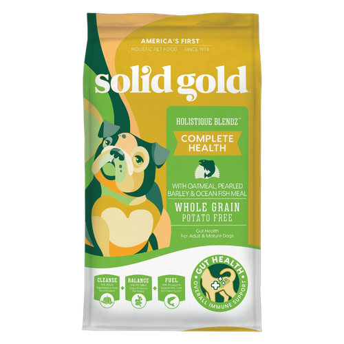 سوليـد جولد هولستك بليندز بالشوفان و الشعير وطحين السمك كامل الحبوب للكلاب