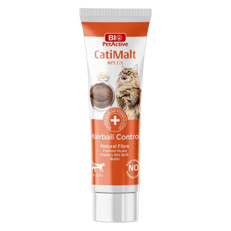 Bio PetActive CatiMalt + Hairball Control Paste for Cats