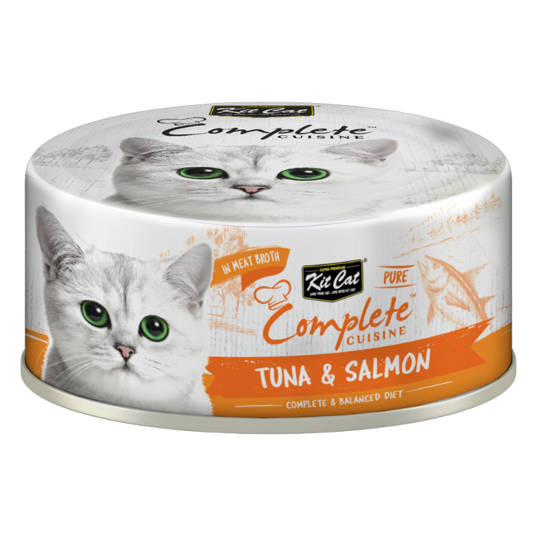 Kit Cat Complete Cuisine Tuna & Salmon 70g