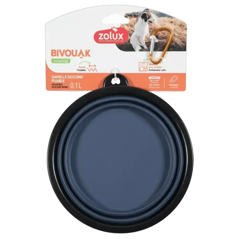 Zolux Bivouak Foldable Bowl 1L Blue