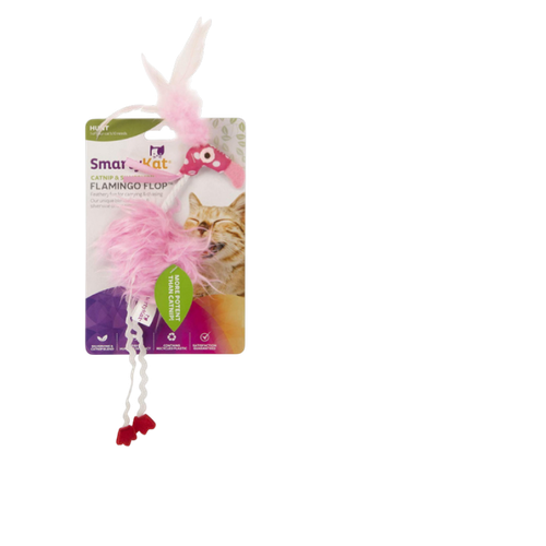 SmartyKat Flamingo Flop Toy for Cats