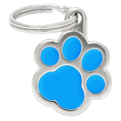MF Tags LIGHT BLUE PAW