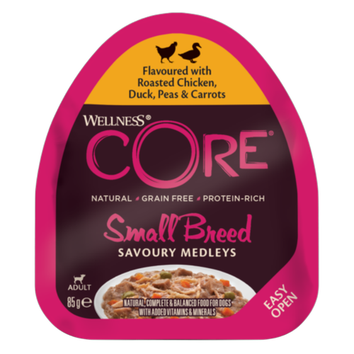 Wellness Core Wet Food Chicken & Duck for S Breed Dogs 85g
