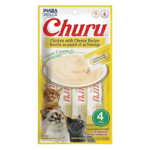 INABA Churu Chicken with Cheese 4x14g