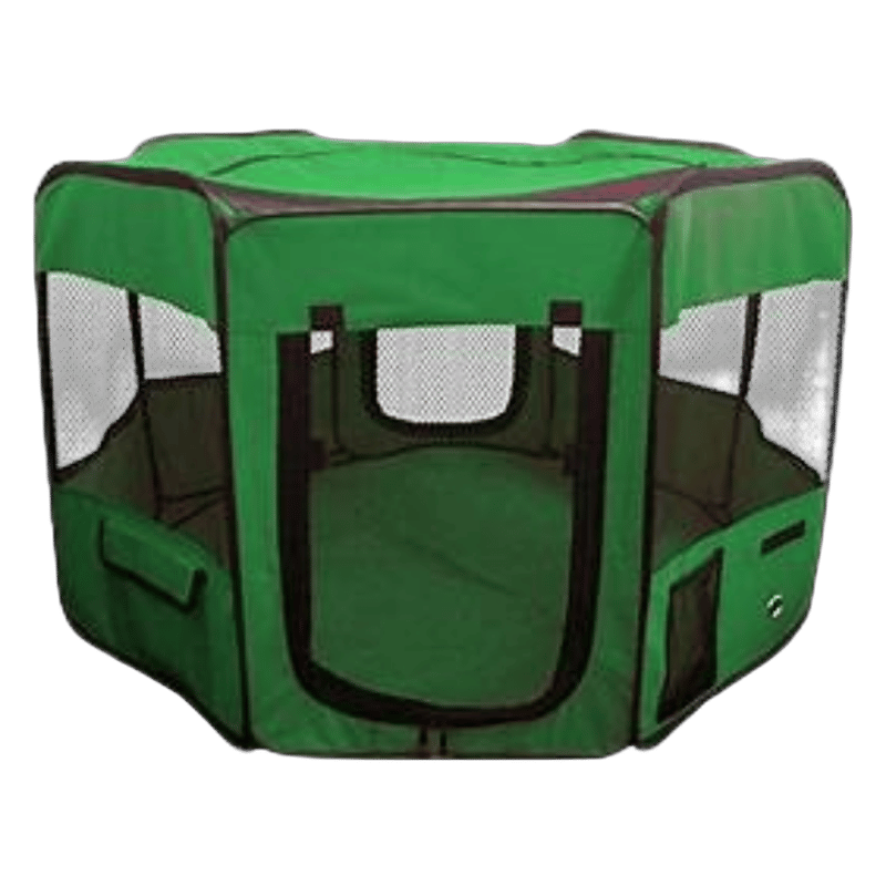 Pet Fans Tent Green