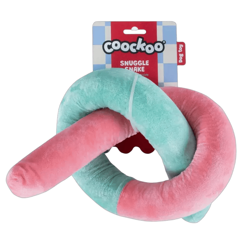 Coockoo Dog Toy Snuggle Snake 33x20x10cm Mixed Colors