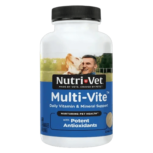 Nutri-Vet Multi-Vite with Liver for Dogs 60 Tablets