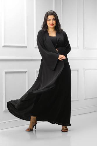 عباية نص كلوش باكمام واسعة