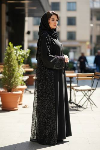  أناقة الشك والخرز المتلألئ ربع كلوش