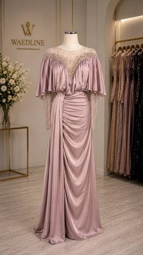 Elegant feminine set featuring a flowy floral skirt