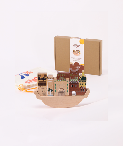 عمارة خليجية تراثية - لعبة توازن وتركيب من جولة