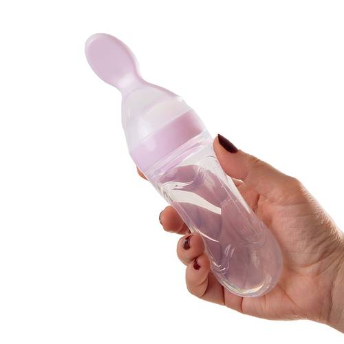 ملعقة سيليكون لتغذية الأطفال ماركة-babyjem