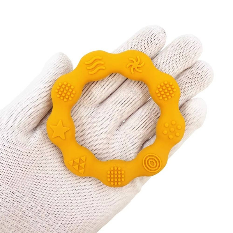 عضاضة التسنين من السيليكون المرن