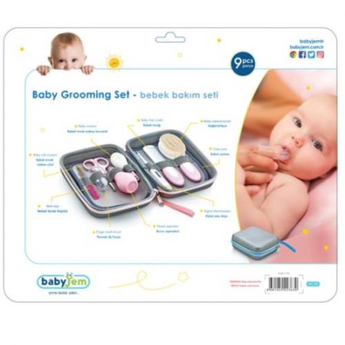 طقم عناية بالطفل 9 قطع ماركة Babyjem