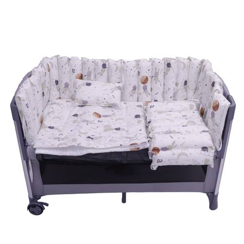 طقم مفرش سرير اطفال مقاس 120*60