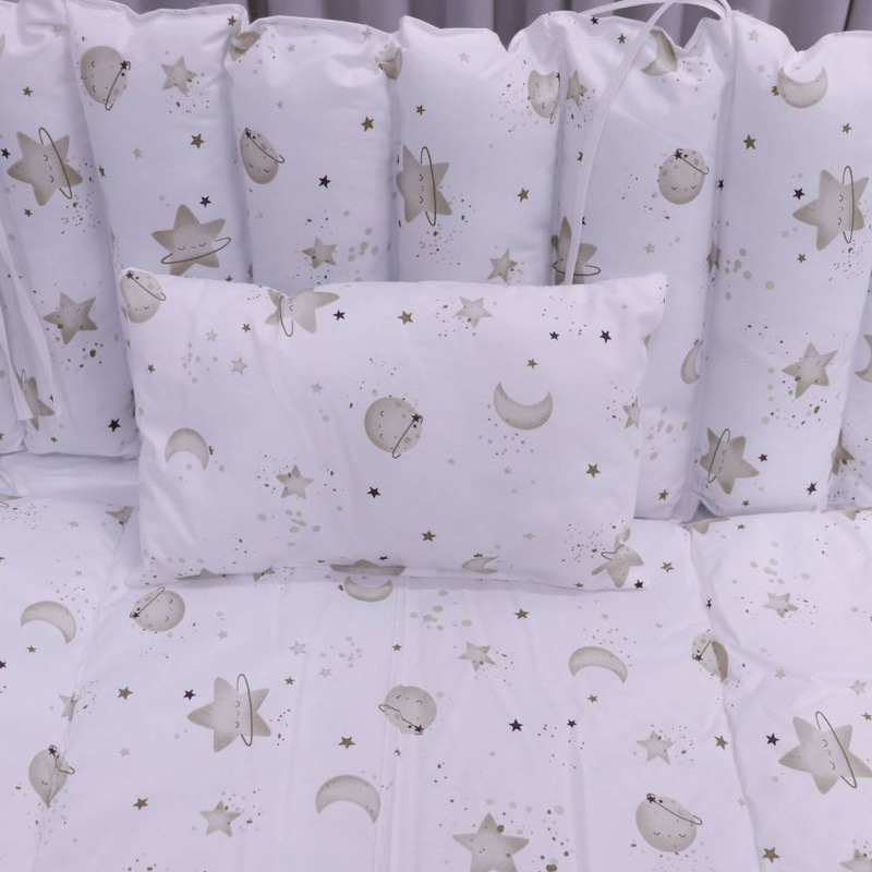 طقم مفرش سرير اطفال مقاس 120*60