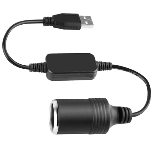 وصلة للتحويل من USB الى مدخل ولاعة السيارة 12 فولت