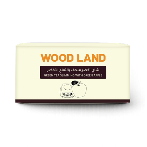 شاي أخضر بالتفاح الأخضر ( منحّف )