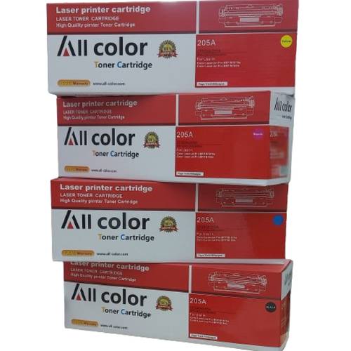 حبر ليزر ملون متوافق مع HP 205A لطابعات M180n وM181fw