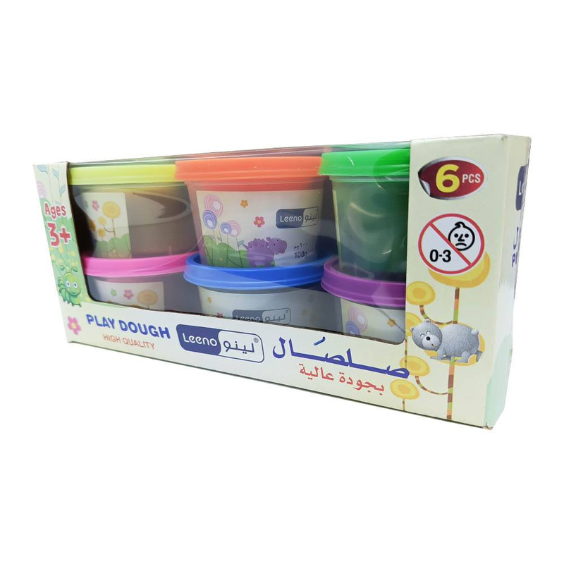 صلصال 6 لون لينو
