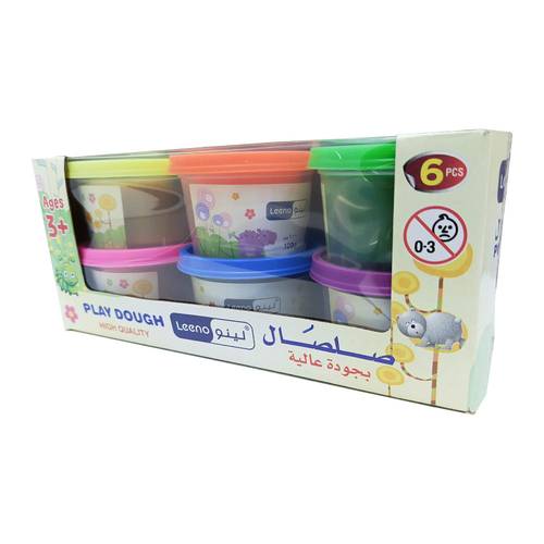 صلصال 6 لون لينو