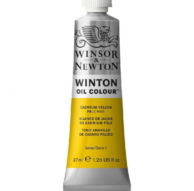 لون زيتي وينسور آند نيوتن وينتون - كادميوم أصفر فاتح 8 - 37 مل cadmium-yellow-pale-hue-8-37ML