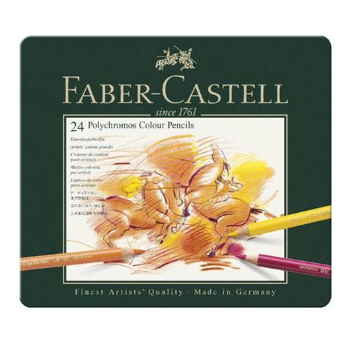 فابر كاستيل خشبية بوليكرومس 24 لون
