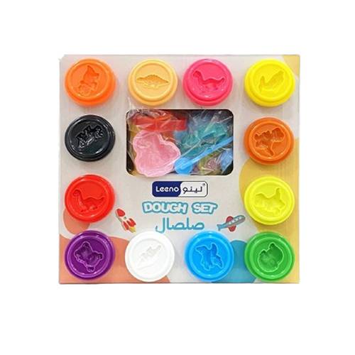 طقم صلصال 12لون لينو 