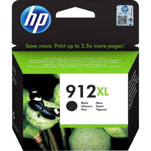 حبر  طابعة اتش بي HP 912 XL - اسود الأصلي