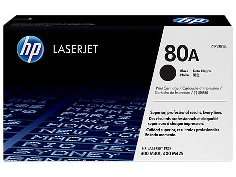 حبر طابعة اتش بي ليزر HP 80A  أسود الأصلي