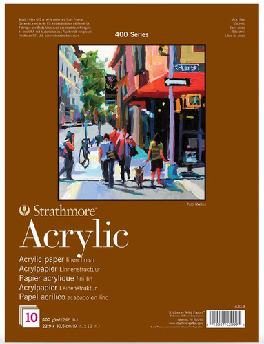 دفتر رسم اكريلك Acrylic Linen finish pad