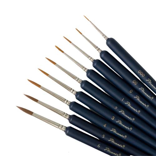 فرشة رسم الخطوط الرفيعة - مقاسات مختلفة
