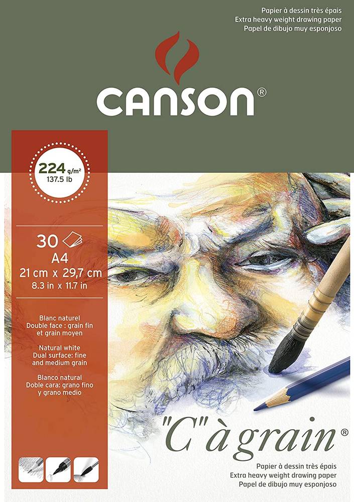 كراسة رسم سي جرين C a grain كانسون 224 جرام