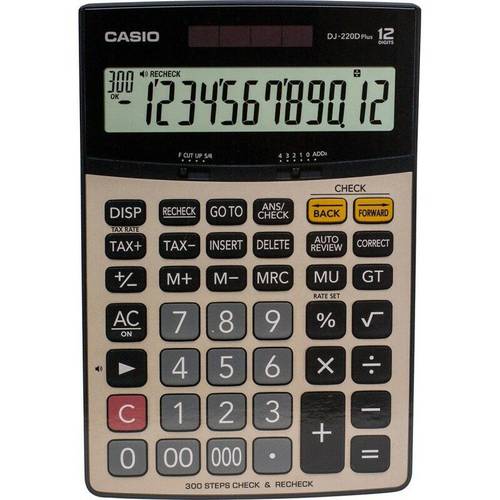 الة حاسبة كاسيو مكتب DJ-220D Plus
