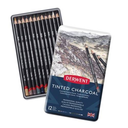 الوان فحم 12 لون ديروينت Derwent